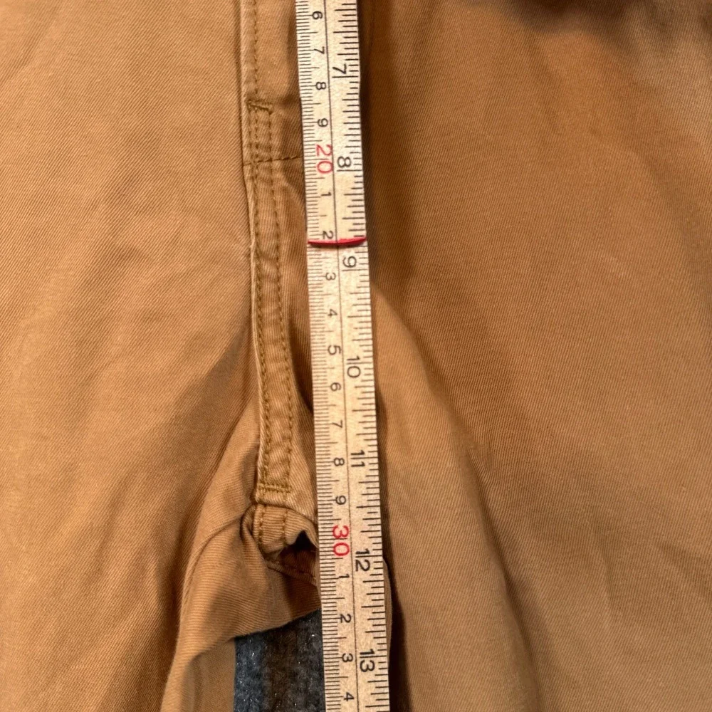 Levis XX Chino Pants Mens 32x27 Brown Straight Leg Twill Casual Trousers Work